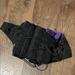 Lowe Alpine Black and Purple Waist Bag